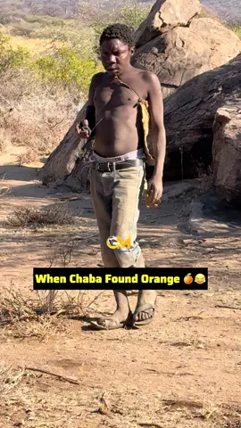 When Chaba Found Orange For The First Time 😂 #chaba #dudukwe #usatiktok  #canadatiktok 