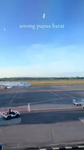 just landing in sorong papua barat #sorong #bandarasorong #papuabarat 
