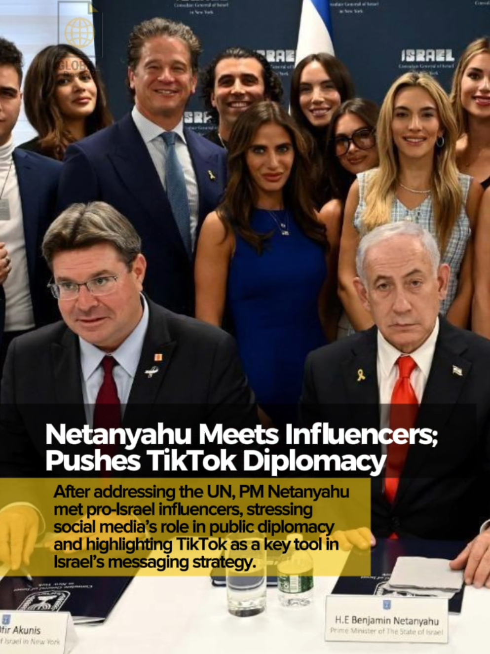 29SEP2025 • Netanyahu meets influencers post-UNGA, pushing Israel’s digital campaign. #Israel