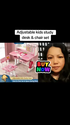Adjustable kids study desk & chair set #studytable #chairset #kidsstudytable #creatorsearchinsights 