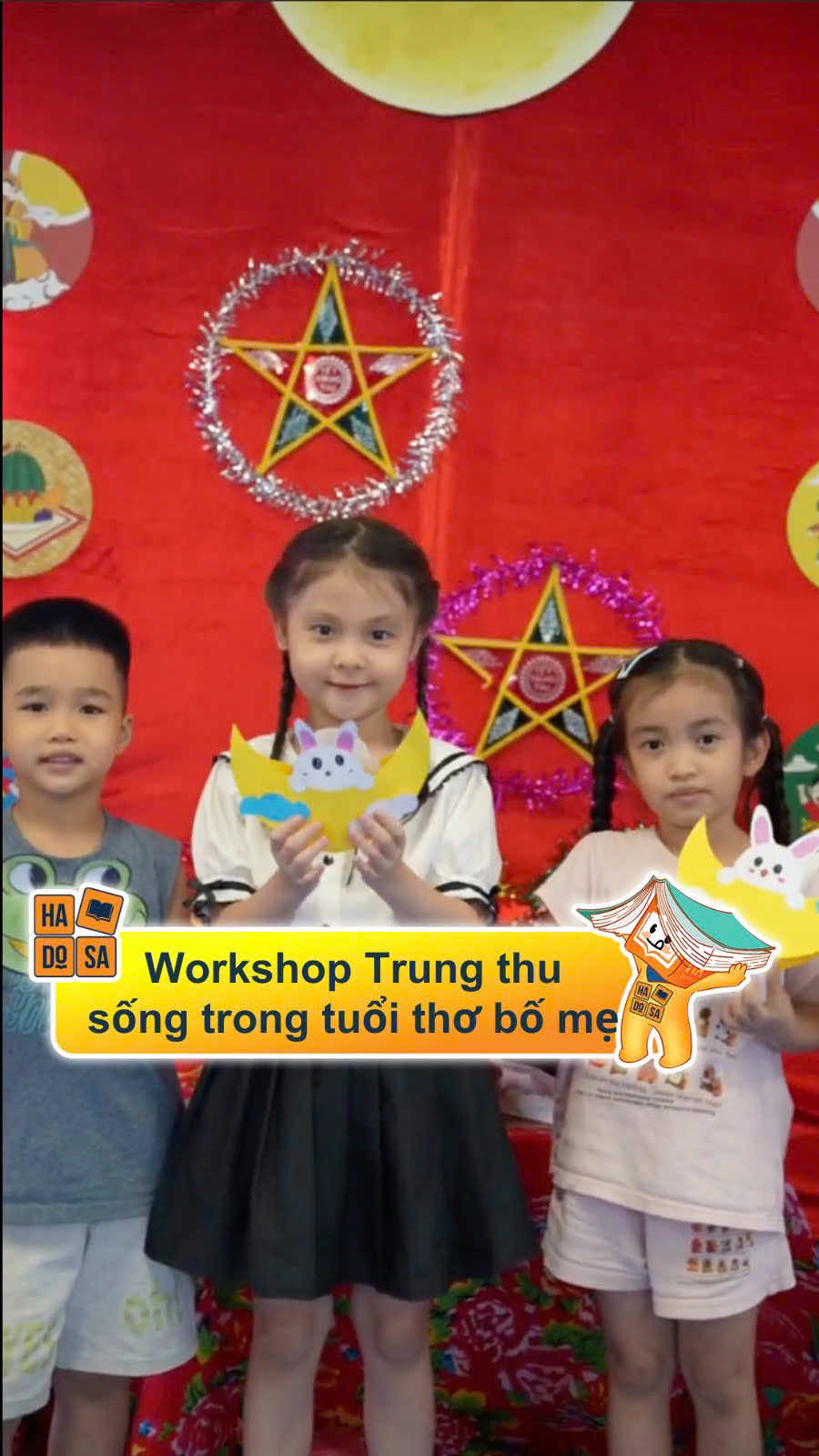 🏮RƯỚC ĐÈN CHỜ TRĂNG - VUI TRUNG THU CÙNG LOẠT HOẠT ĐỘNG MIỄN PHÍ TẠI HADOSA! 👉Ba mẹ inbox Hadosa để cập nhật lịch Workshop cho bé không bỏ lỡ mùa trăng tuyệt vời này nhé!  #nhasachhadosa #trungthu #workshop 