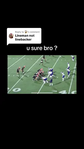 Replying to @🏚️ I was a linebacker #fyp#linebacker#football
