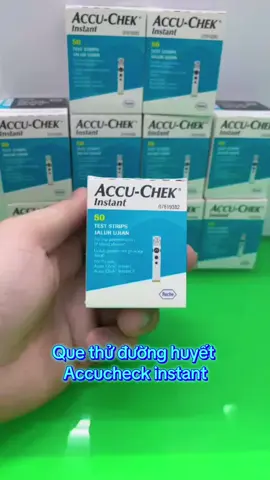 Que thử đường huyết Accucheck Instant #uytin #tiktok #tiktokshop 