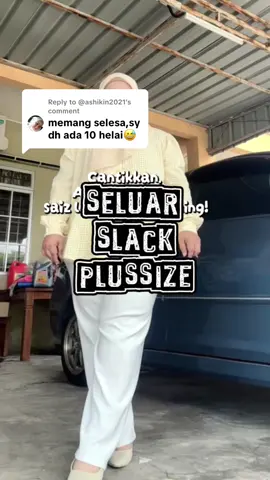 Replying to @@ashikin2021 kan, bestt. Saya baru ada 2 helai #seluarslack #slackpants #seluarwanita #seluarmurah #kakmel_kakmel 