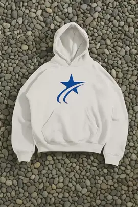 Hoodie Boxy Putih Biru Starboy Enamour🤩🥰😍🤘⚡#hoodieboxy#hoodieputihbiru#hoodiestarboy #sweater 