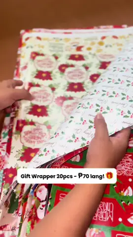Magastos sa regalo pero tipid sa pambalot—20pcs ₱70 only! #FYP #foryou #giftwrap #giftideas #giftwrapping 
