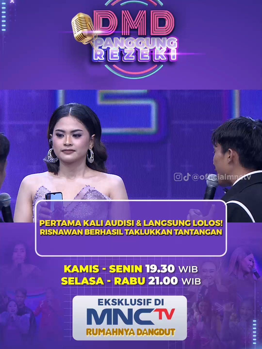 Yuk ikutan audisi DMD juga setiap Senin-Jumat di MNC Studios, Jakata Barat, dan jadilah bintang dangdut dadakan seperti peserta ini ✨ Saksikan #DMDPanggungRezeki tayang Kamis-Senin 19.30 WIB | Selasa-Rabu 21.00 WIB eksklusif hanya di MNCTV Rumahnya Dangdut dan RCTI+