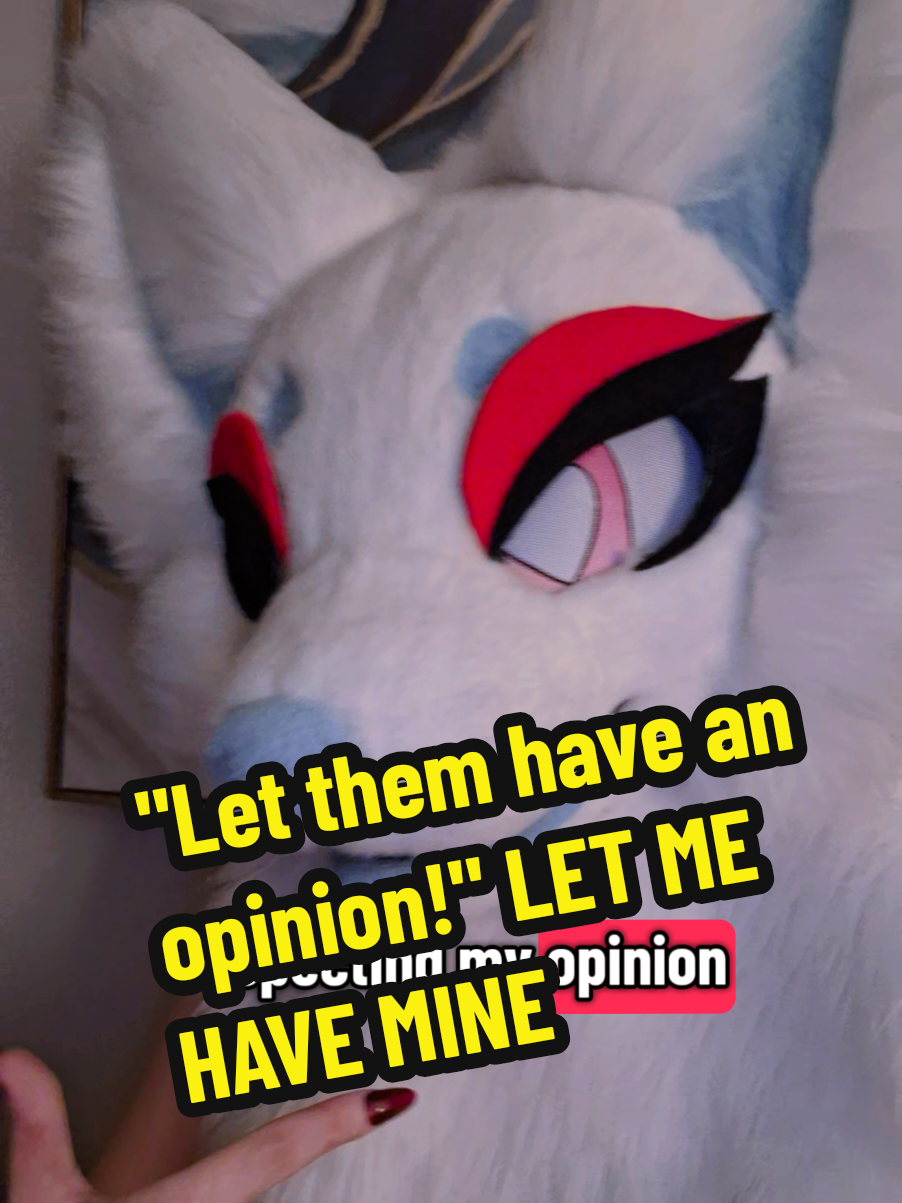 Hot take apparently?!?! . . #furry #fursuit #furryfandom #MarieAnarchy #furrydrama 