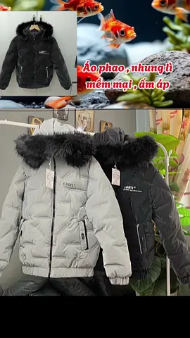 Áo Phao  mũ lông ,nhung lỳ , dập vân , in chữ , siêu đẹp dành cho anh em  #Mùa Đông Ấm Áp #Áo phao dáng rộng  #mẫu hót