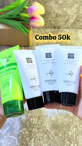 Combo 3 tuýp sửa rửa mặt tặng 1 tẩy da 50k miễn ship #emchintaphoa #xuhuong #xh #suaruamat 