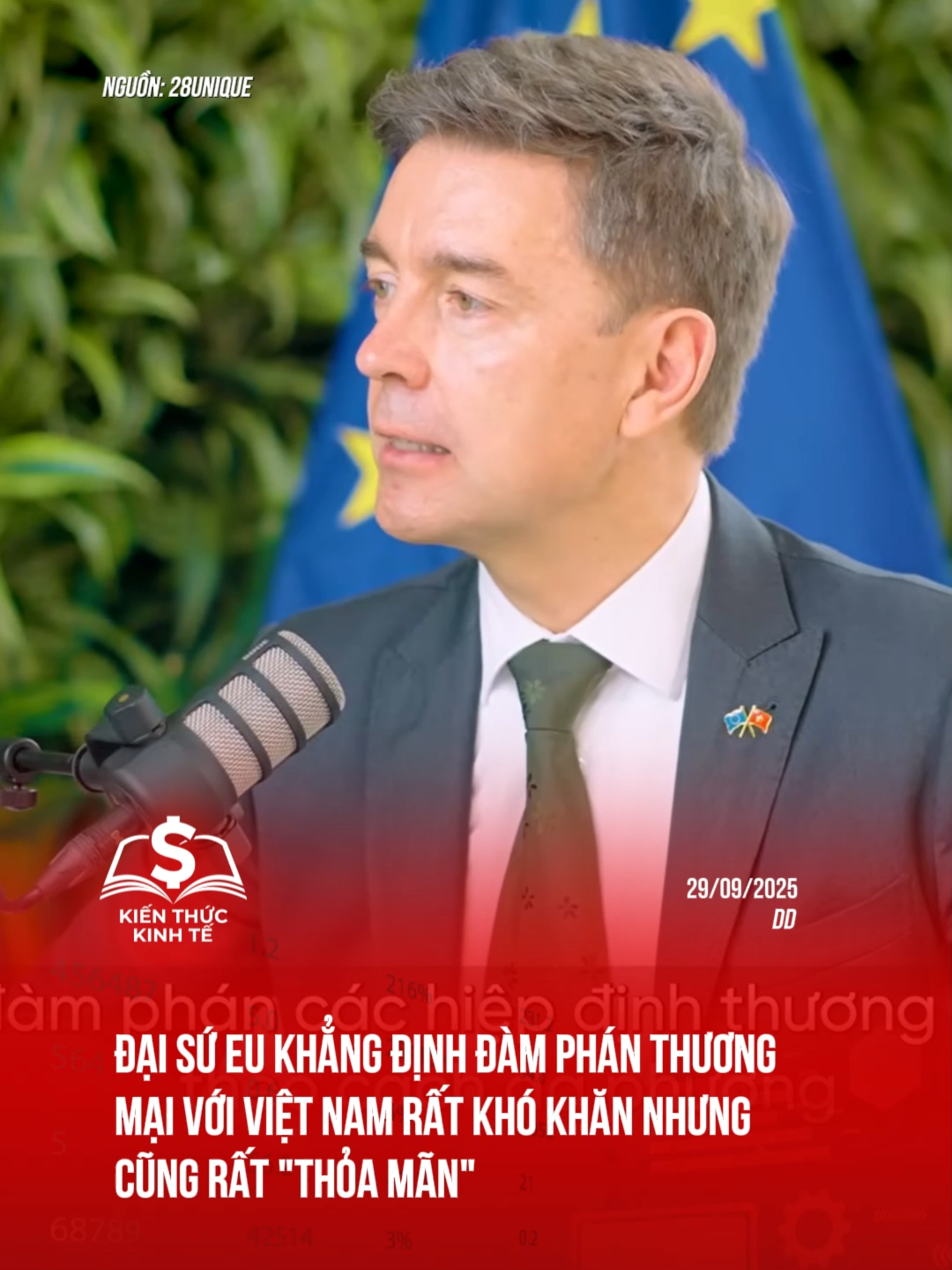 Đại sứ EU khẳng định đàm phán thương mại với Việt Nam rất khó khăn nhưng cũng rất 