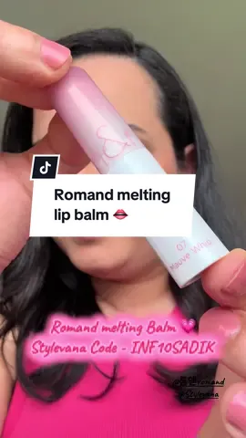 @롬앤 romand Glasting melting balm is perfect lip balm to hydrate your lips with pretty shade 💗 I tried no 07 Mauve whip and loved the shade and smells amazing too @Stylevana @Stylevana Influencers  #meltingbalm #lipbalm #romand #stylevana #fyp 