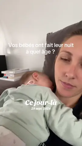 Elle a fait ses nuits des qu’on la passer dans sa chambre 😍 #sommeil #nuit #cejour #souvenir #pourtoi 