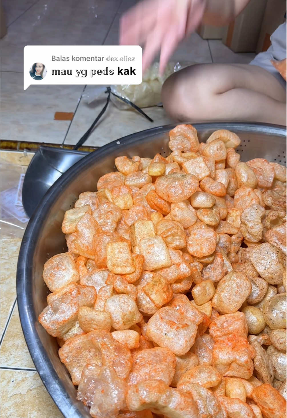 Membalas @𝕕𝕖𝕩 𝕖𝕝𝕚𝕖𝕫 mau yg pedes manis / pedes asin semua ready ya 🥰 #kerupukkulit #kriuk 