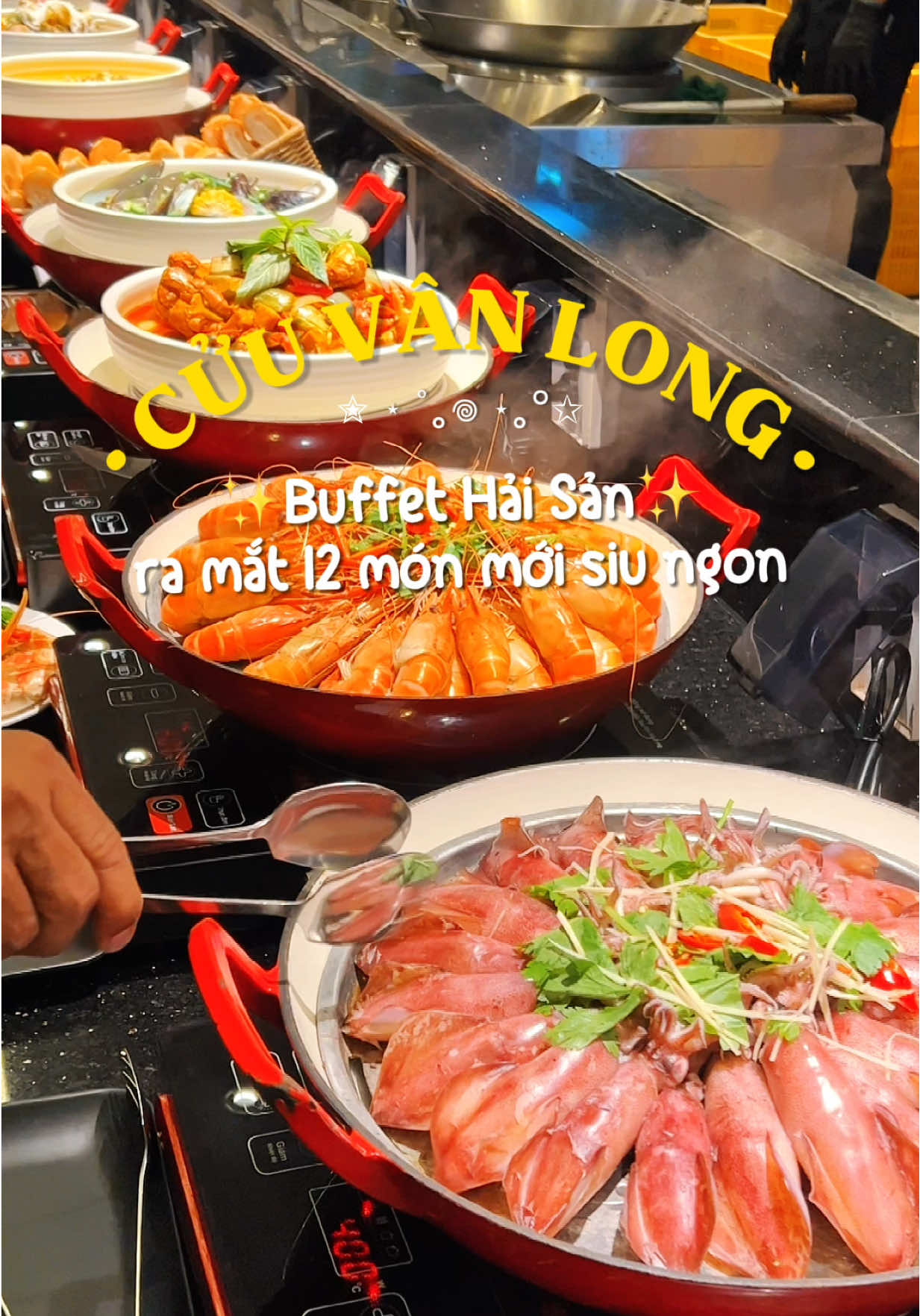 Chời ơiiii buffet Cửu Vân Long ra mắt 12 món mới siu ngon nèee 🦀🤩 #buffet #buffethaisan #cuuvanlongpremium #buffethaisancuuvanlong #dianthoi 