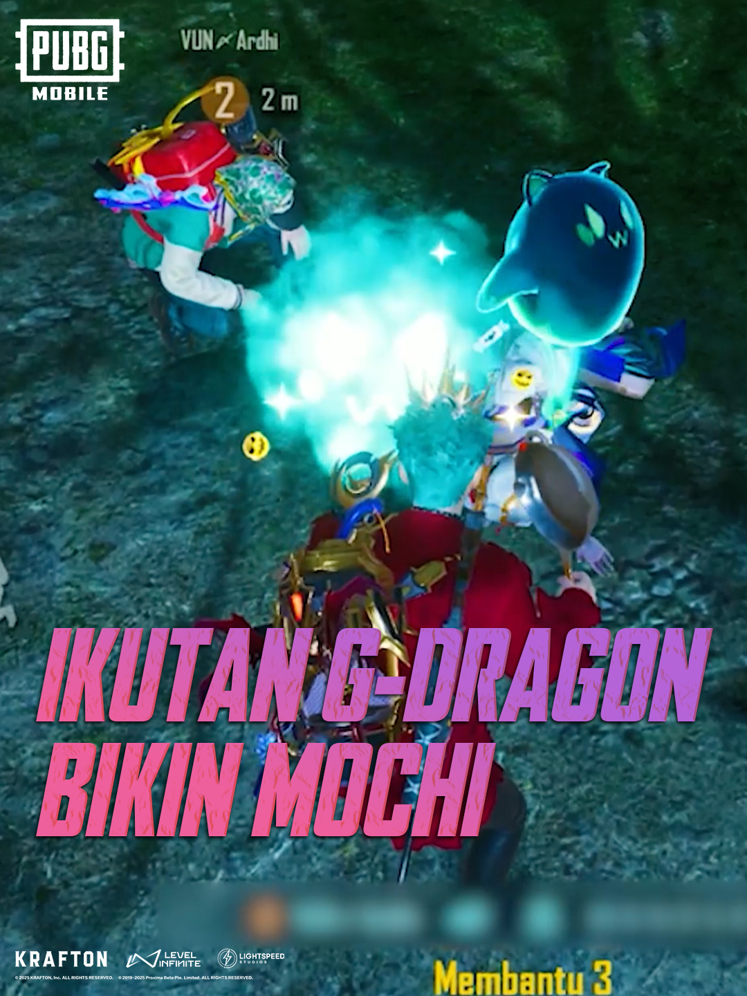 Bukannya jadi mochi malah jadi ghostie itu mah bang GD🔨💨 #PUBGMOBILE #PUBGM400 #PUBGMOBILEINDONESIA #PUBGMFUNNYVIDEO #PUBGMSPOOKYSOIREE #PUBGMCariBoo #GD #GDRAGON #PUBGMxGDRAGON  #GamingOnTikTok
