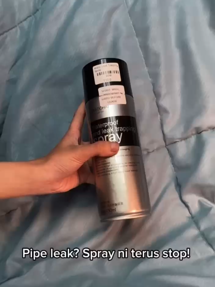 Pipe bocor? 💦😱  Spray ni terus stop! Only $10 BND at Unnecessarilynecessary.bn WhatsApp us 📲 +673 8623969 to order today!! #Brunei #bruneifyp #fypbrunei #bruneitiktok #brunei #FYP #fyp
