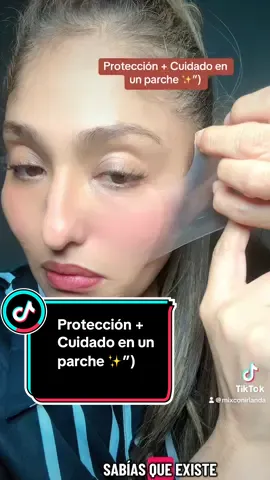 Protección + Cuidado en un parche ✨”) Un parche transparente con péptidos y protección SPF50+ que protege la piel del sol y ayuda a mantenerla cuidada y firme. Ideal para zonas delicadas como mejillas y pómulos 💕☀️ #Skincare”#SunshieldPatch #ProteccionSolar #SkincareTikTok #CuidaTuPiel @CJ Onstyle US 
