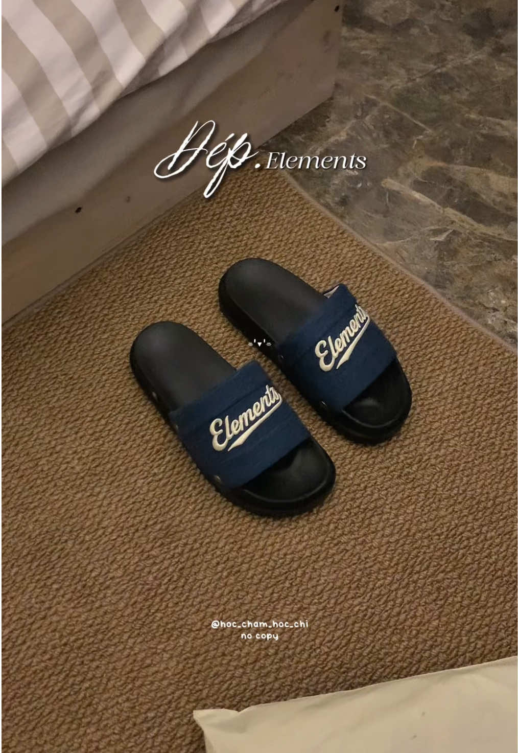 mẫu mới phối kiểu jean siu hợp gu✨👏🏻#unboxing #review #hoc_cham_hoc_chi #dép #elements 