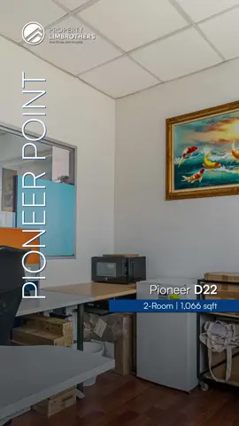 Pioneer Point - B2 Industrial Unit with 1,066sqft in District 22 Designed for functionality and framed by flexibility, this B2 industrial unit at Pioneer Point offers a compelling solution for businesses seeking ownership without stretching operational costs. Alan Koh and Quek Li Ying from PropertyLimBrothers explore this 1,066 sq ft space, featuring a clean, regular layout with two fitted meeting rooms and dual office areas—ideal for compact HQ setups, light engineering, or servicing works. With a ceiling height of 6.5 metres, floor loading of 15 kN/m², and dedicated roller shutter access for 20 to 50-foot vehicles, it’s built to move with your operations—literally and logistically. Located at 5 Soon Lee Street, this 30-year leasehold unit (from 2011) is just five minutes from Pioneer and Boon Lay MRT stations on the East West Line, with quick access to the PIE, AYE and KJE. Surrounding amenities include Jurong Point, Gek Poh Shopping Centre, Sheng Siong supermarket, Boon Lay Place Market and Jurong West Sport Centre—all within minutes by car. With the Jurong Innovation District and Tuas Mega Port reshaping the west corridor, this address positions itself as a launchpad for businesses aligning with Singapore’s industrial future.
