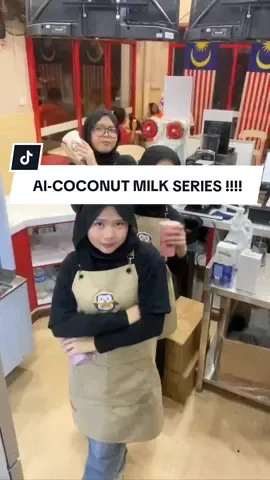 Ai-Coconut Milk Series !!! Semuaaa sedapp !!! Harga semua di bawah RM10...  Bah!! kamu suda try ka?? Belum kaaannn !!! Jangan tunggu lama-lama... Jom datang sini 🐧 #AiCHAPEKANRANAU #AiCHALoveU300X #AichaMalaysia #FYP #lovelifedrinkaicha 