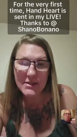 I appreciated it so much! Thank you, ShanoBonano! It was the first time I saw this Gift in my LIVE. #tiktoklive #livehighlights #livegift #handheart