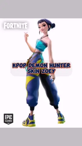 Así son las skins de Kpop Demon Hunter en fortnite #shortsmaster #fortnite #kpopdemonhunter #colaboracion #zoey 