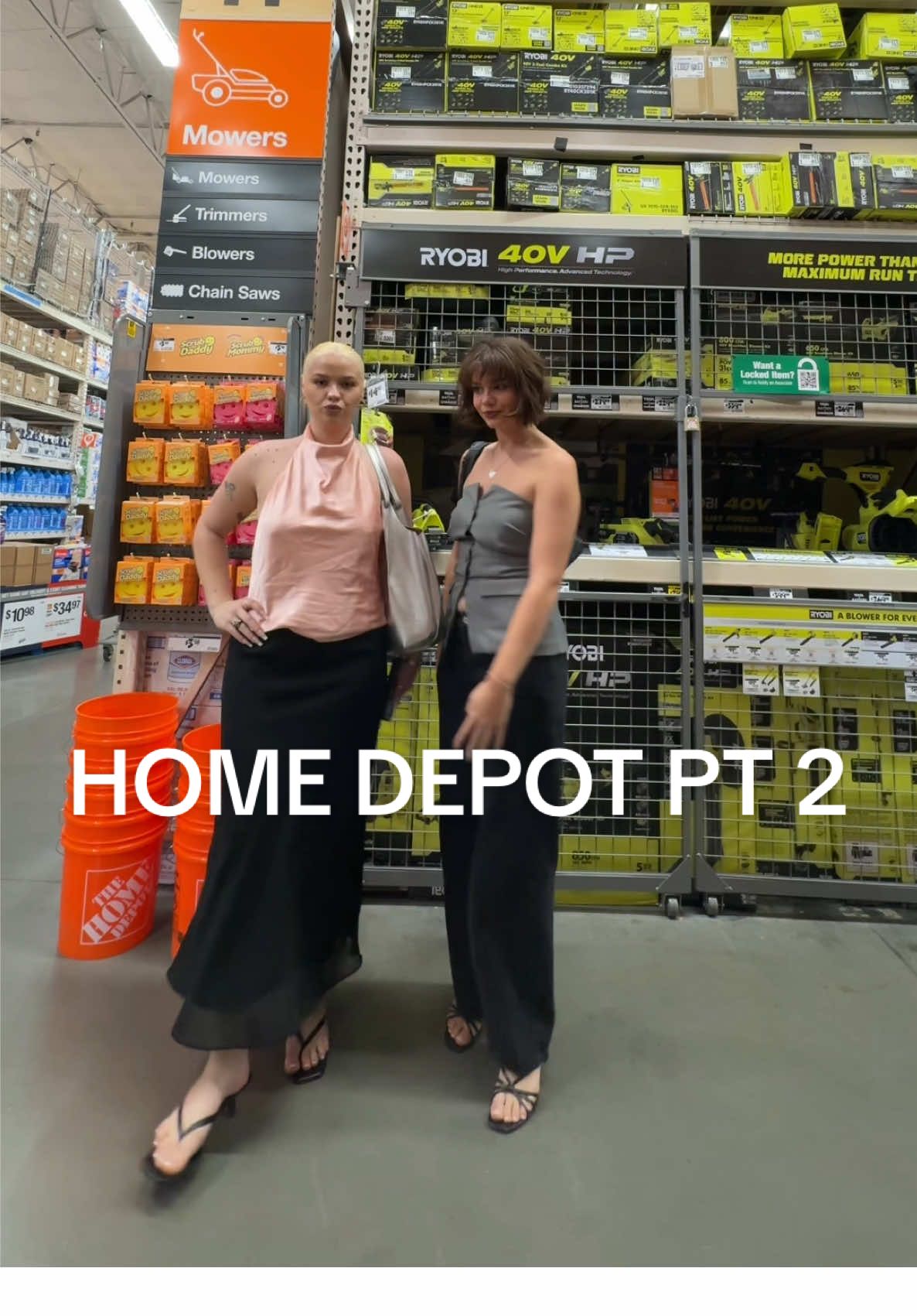 It was a true adventure. We are really out here trying our best and looking fabulous ✨🥲 #homedepot #pink #blowdrybar #femalebusinessowner #humor 