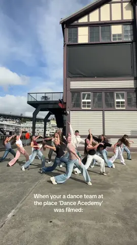 Had to film a tiktok while we were there!! #danceacademy #msscdance #moviefilmed #teamsport #fyp 