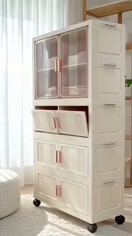 [Tối đa 90cm] STARKE Tủ Quần Áo Gấp Gọn Có Ngăn Treo Trẻ Em, Đựng Đồ Đa Năng Thông Minh, Tháo Lắp Dễ Dàng, Nhựa PP cao cấp  #điemtintieudung #noithatdep #hanggiadung  #tunhuadailoan  #sanphamhot 