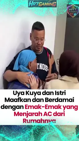 Uya kuya dan istri maafkan emak emak yang menjarah AC nya