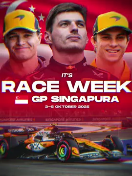 RACE WEEK ❌ SAUNA WEEK ✅ Balapan terekstrim dari segi mental dan fisik bagi para pembalap karena suhu disana yang panas dan lembap 🥵 #f1 #formula1 #singaporegp #marinabay #fyp 