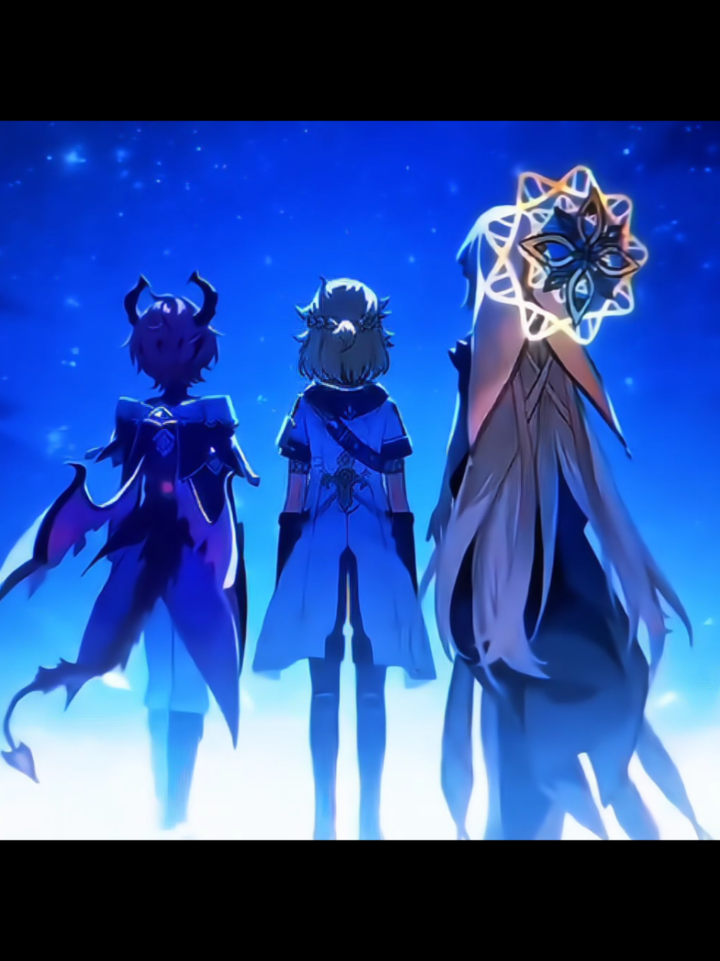 I need this to happen in lore  #albedo #durin  #genshin #rhinedottir 