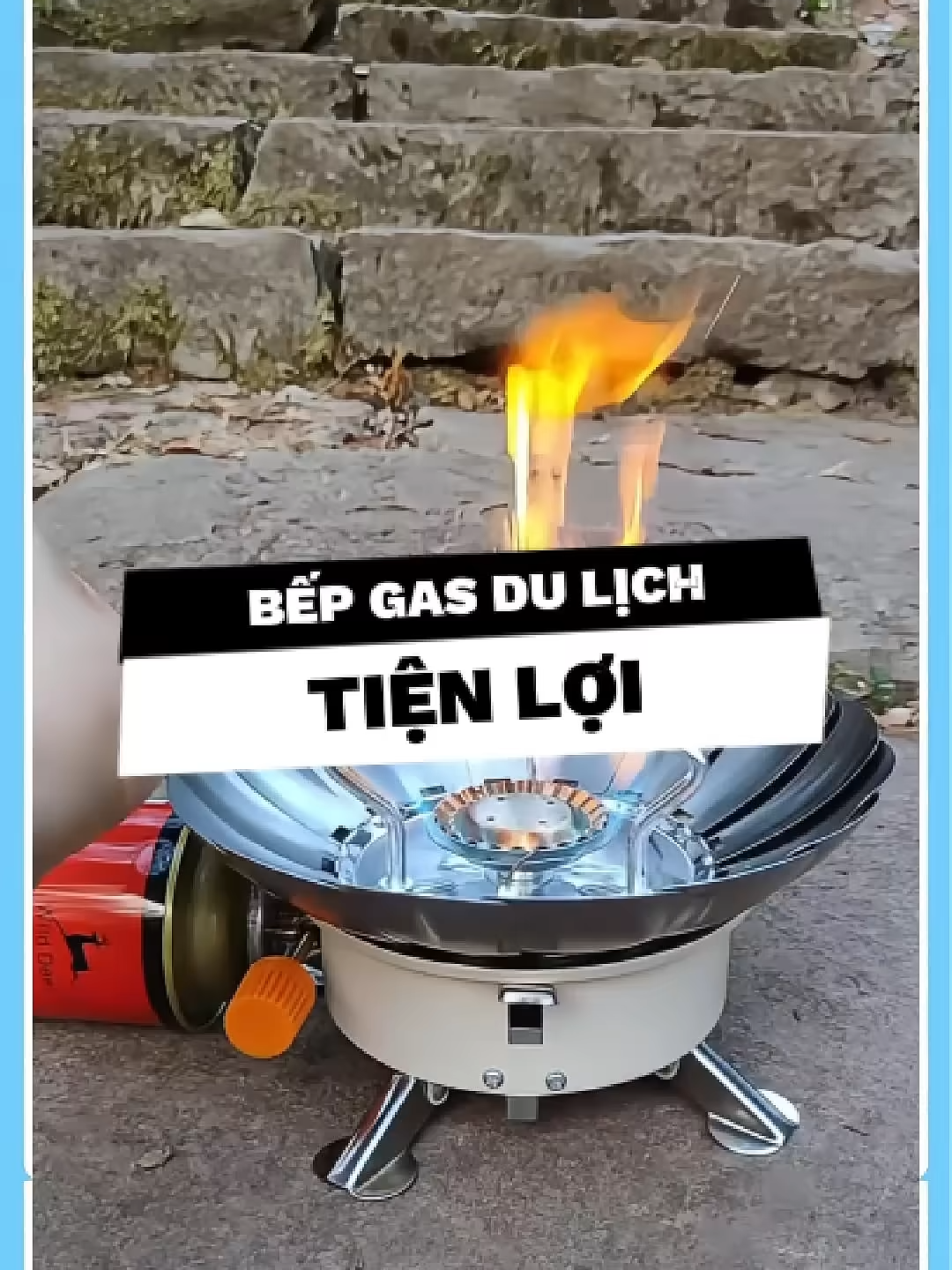 Bếp gas mini du lịch tiện lợi #giadungtienich #xuhuong