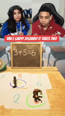 a matemática deles não tava ajudando muito kkkk... @ViniXT @gabyz!nha 🧸  #vinixt #gabyysouza_ #ittakestwo #fyp 
