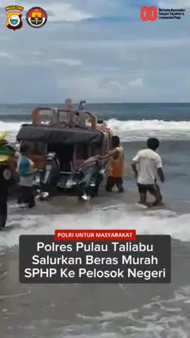 Polres Pulau Taliabu Saluran Beras Murah SPHP ke Pelosok Negeri