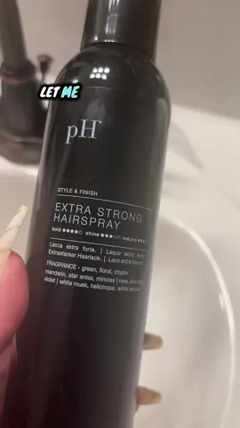 #phlaboratories #Hairspray that leaves you thar polished looked when styling your #Hair and it smells so good too! #Hairtiktok #Hairtok 