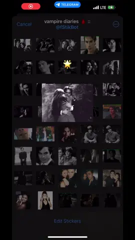 какие стикеры делаем следующие? #vampirediaries #ninadobrev #iansomerholder 