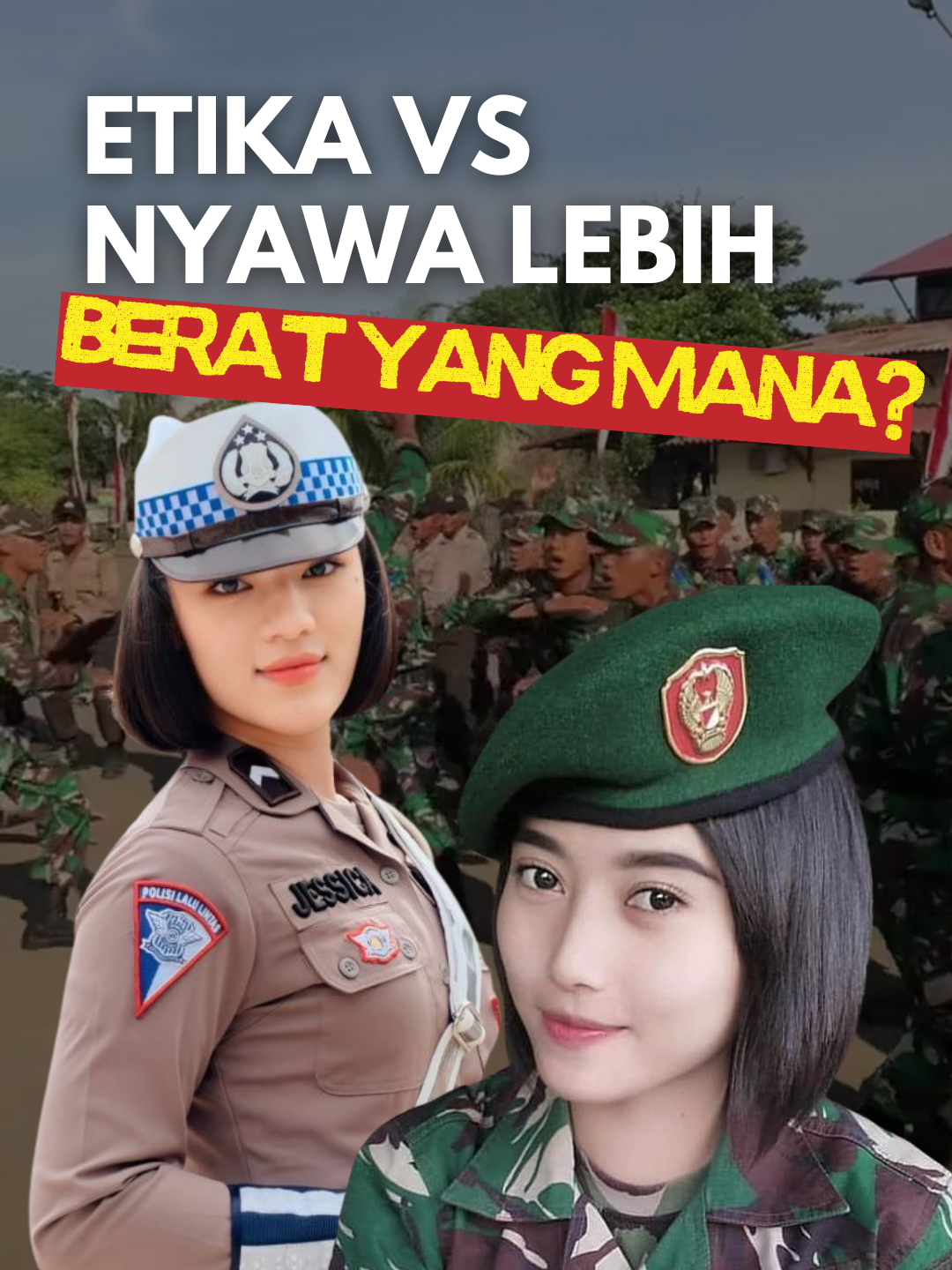 Dua kasus dari dua instansi yang berbeda yaitu TNI dan POLRI yang bikin geleng kepala : pertama Polisi Briptu Risky Polantas NTT yang dipecat tidak hormat karena langgar kode etik dengan melecehkan pelajar pengendara motor yang hendak di tilang. Kedua TNI Serda Holmes, p3m13unuch eks prajurit TNI, hanya divonis 13 tahun penjara dengan alasan meringankan. Pertanyaannya, kenapa soal etika bisa tegas, tapi soal ny4w4 masih bisa “diskon”? #tni #polisi #fyp #masukberanda #beritahariini