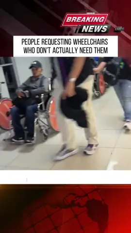 People requesting wheelchairs who don’t actually need them #foryou #news #greenscreen 