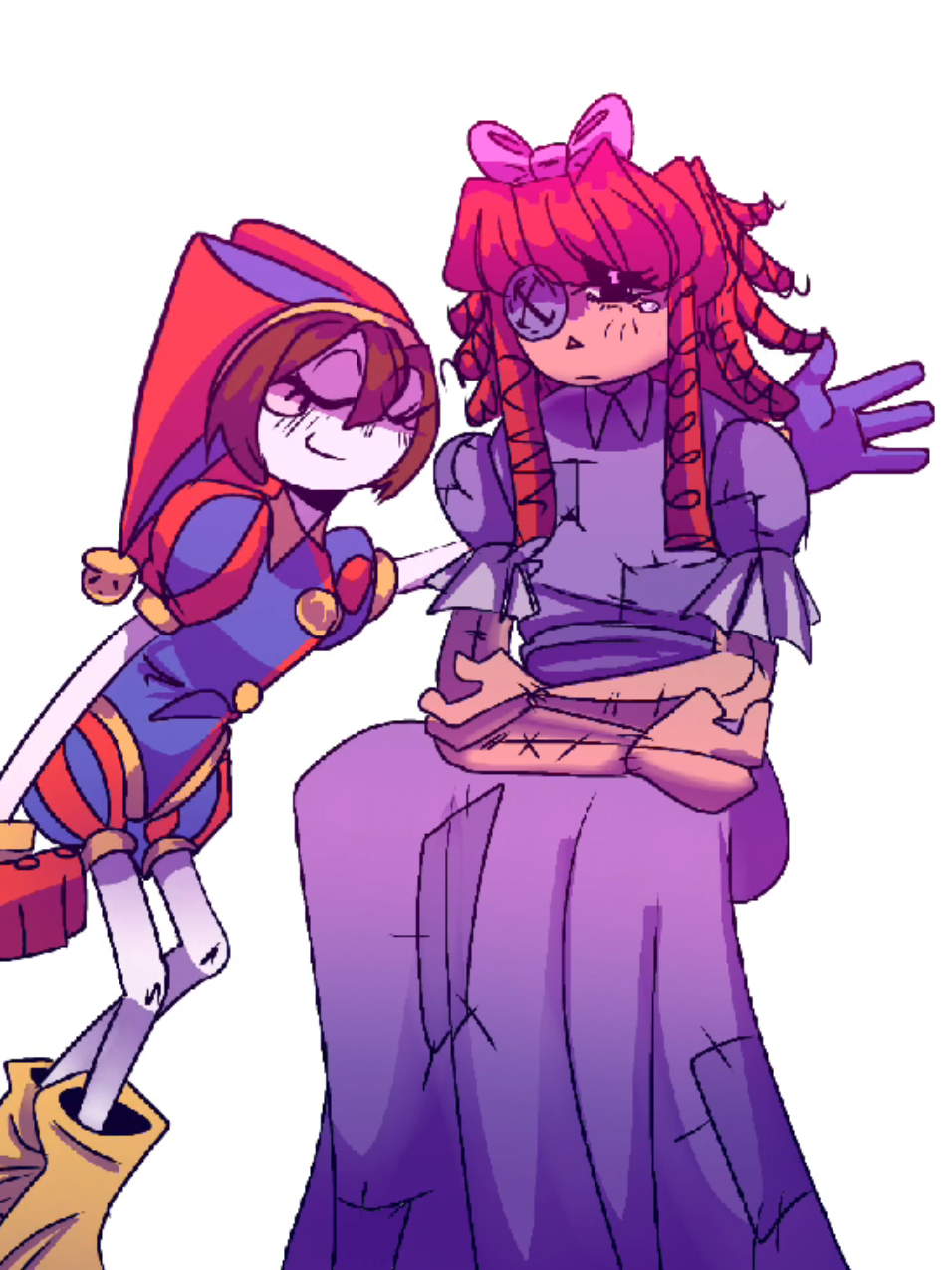 ep 6, if Ragatha and Pomni were a team core: #pomni #ragatha #jesterdoll #theamazingdigitalcircus #tadc 