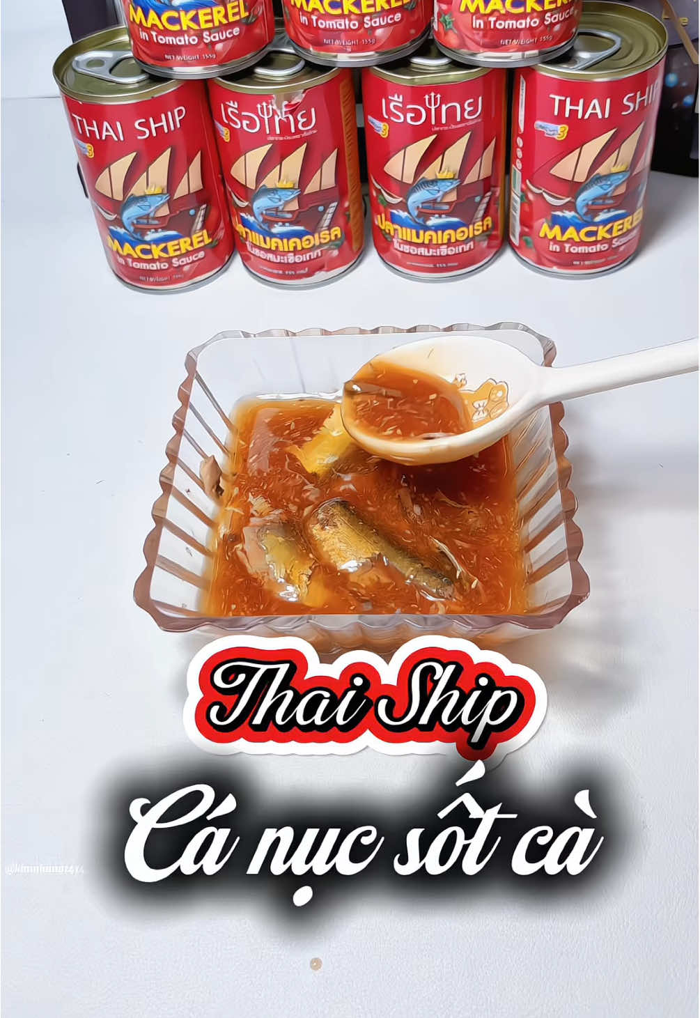 Cá nục sốt cà của Thai Ship ngon zá lại okki nè mấy bà #canucsotca #cahop #cahopthaiship #kimnhungmebehy 
