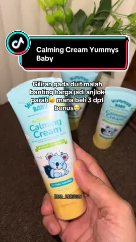 Rugi bgt kalau ga check out #calmingcream #yummysbabycalmingcream #yummysbaby 