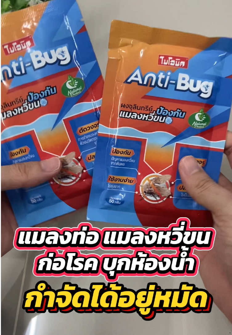 แมลงท่อ แมลงหวี่ขน บุกห้องน้ำ ก่อโรค ผงจุลินทรีย์ ไบโอนิค Anti-Bug ตัวนี้ กำจัดได้อยู่หมัด #ขยี้ใจ059 #คลิปนี้ต้องฟีด #กําจัดแมลง #ห้องน้ํา #ไบโอนิค 