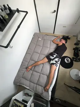 Sarap talaga matulog ditoo napaka lambot #foldablemattress #comfymattress 