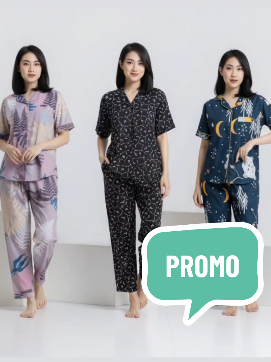 HEMAT 3Pcs STELAN BAJU TIDUR #bajuwanita #bajutidur #bajutidurwani 