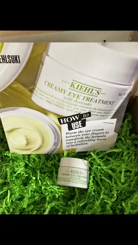 KIEHL’S  Creamy Eye Treatment  With Avocado 14ML  A creamy preparation with Avocado Oil With a concentrated texture  Gently moisturises the delicate under eye area A gorgeous light cream  That makes such a difference to my under eye Area Great travel size  Absorbs well  Under eye area feels much more hydrated  @Kiehlsuki  #kiehls #skincare #lorealistaruk   #Kiehls #kiehlstimetoreact 