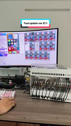 🚀 Tool mới ver 21.1 chính thức ra mắt! ✅ Cải thiện tốc độ, giảm delay giữa PC & điện thoại ✅ Fix lỗi mất kết nối khi đồng bộ nhiều máy 🔥 Giới thiệu thêm box phiên bản màu trắng, có thể ghép nhiều box thành một – giải pháp cho anh em chơi nhiều máy cùng lúc! #hcbox #boxphonefarm #mmo #tiktokbeta #boxphoneiphone 
