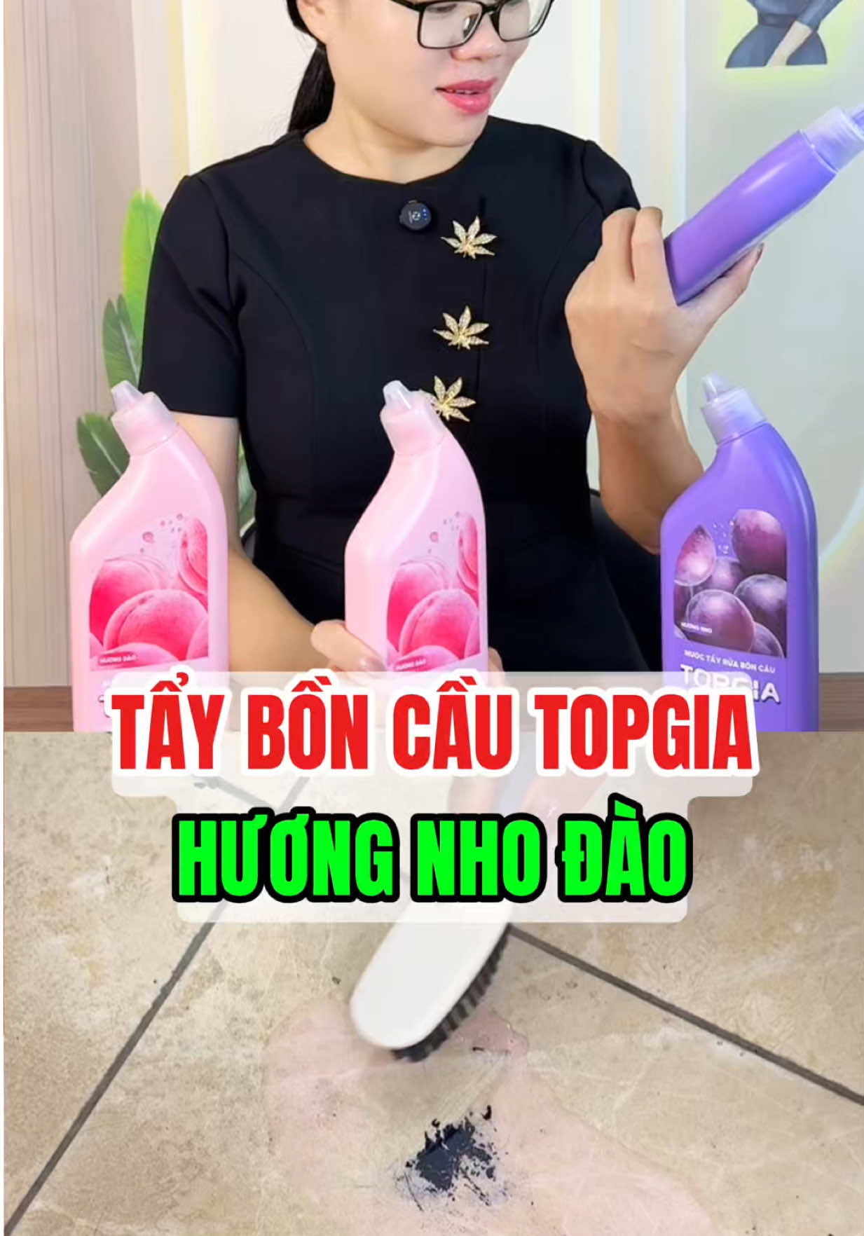 Tẩy bồn cầu hương nho và đào #nuoctayboncau #nuoctayboncautopgia #nuoctayboncau #xuantrieu #nhasoc @CAO NHÂN CHỈ DẠY @Xuân Triệu 