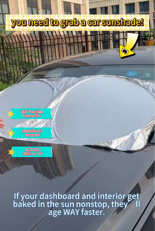 you need to grab a car sunshade！#turboco #Automobile #fyppppppppppppppppppppppp #SunShade 